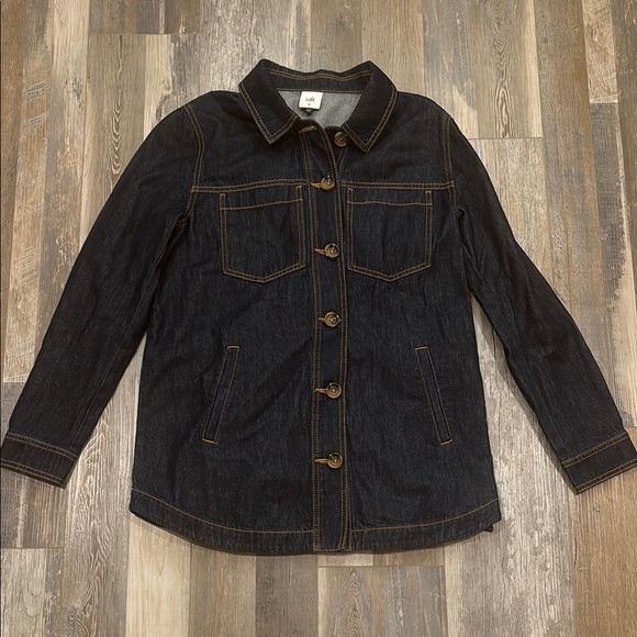 CABI Women’s Dark Blue Denim Jacket Size Medium - Picture 4 of 7